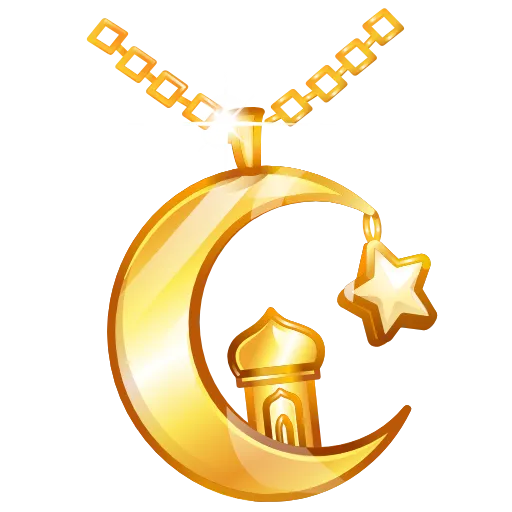 🌙 Эмодзи «Moon Pendant» для Telegram