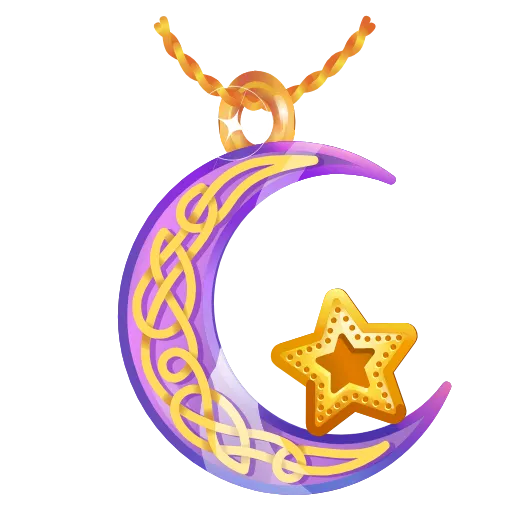 🌙 Эмодзи «Moon Pendant» для Telegram