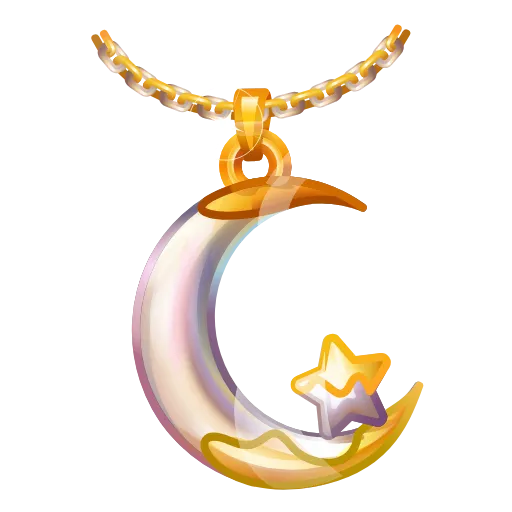 🌙 Эмодзи «Moon Pendant» для Telegram