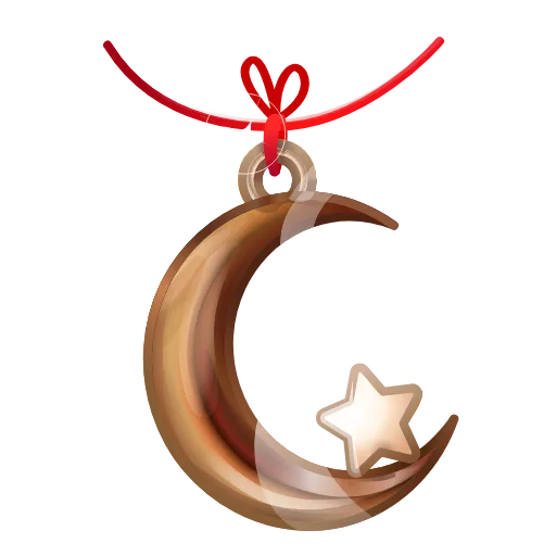 🌙 Эмодзи «Moon Pendant» для Telegram