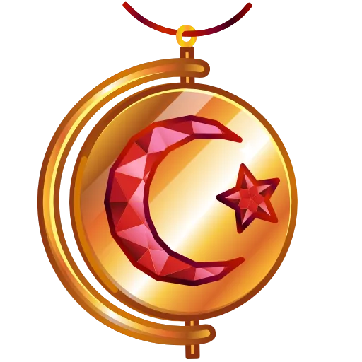 🌙 Эмодзи «Moon Pendant» для Telegram