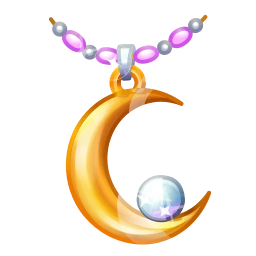 🌙 Эмодзи «Moon Pendant» для Telegram