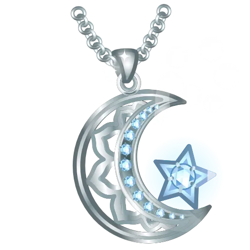 🌙 Эмодзи «Moon Pendant» для Telegram