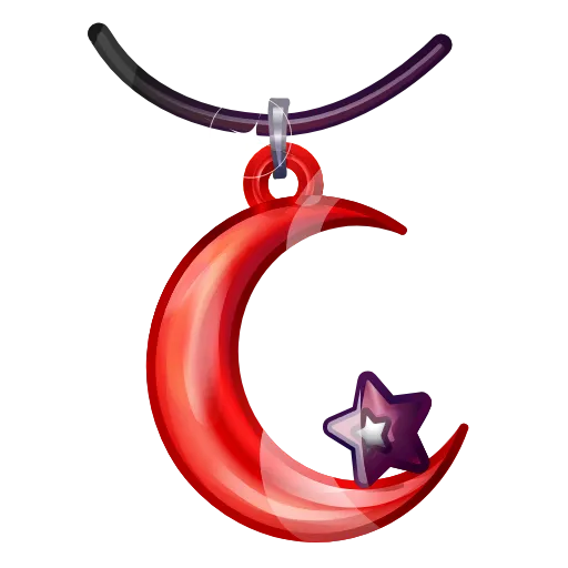 🌙 Эмодзи «Moon Pendant» для Telegram
