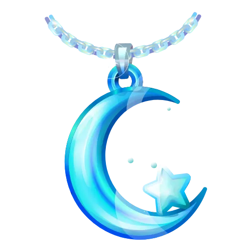 🌙 Эмодзи «Moon Pendant» для Telegram