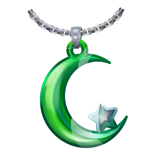 🌙 Эмодзи «Moon Pendant» для Telegram