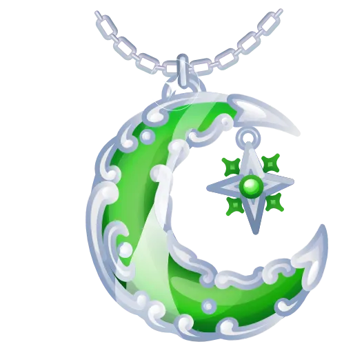 🌙 Эмодзи «Moon Pendant» для Telegram