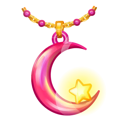 🌙 Эмодзи «Moon Pendant» для Telegram