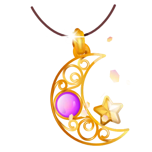🌙 Эмодзи «Moon Pendant» для Telegram