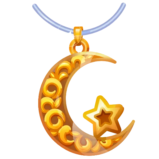 🌙 Эмодзи «Moon Pendant» для Telegram