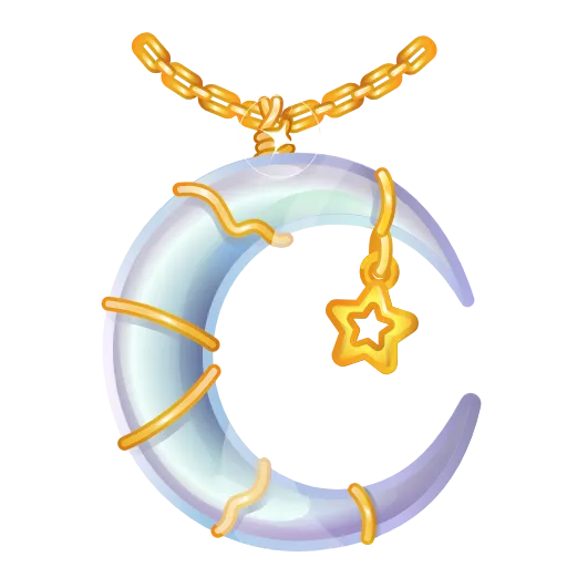 🌙 Эмодзи «Moon Pendant» для Telegram