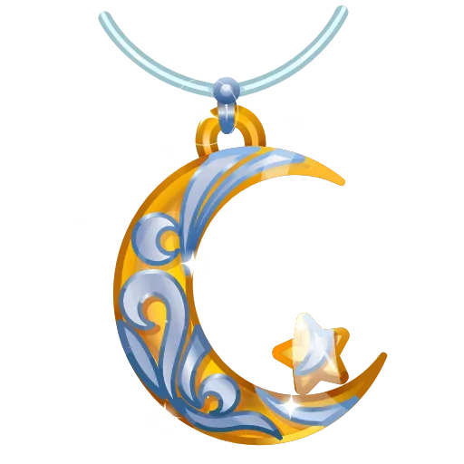 🌙 Эмодзи «Moon Pendant» для Telegram