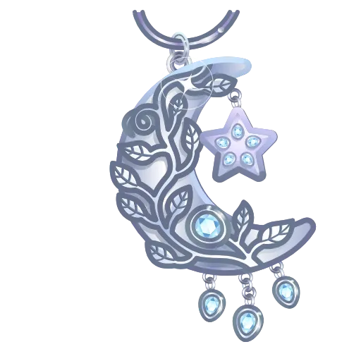 🌙 Эмодзи «Moon Pendant» для Telegram