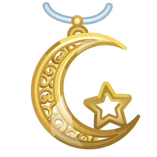 🌙 Эмодзи «Moon Pendant» для Telegram