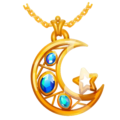 🌙 Эмодзи «Moon Pendant» для Telegram