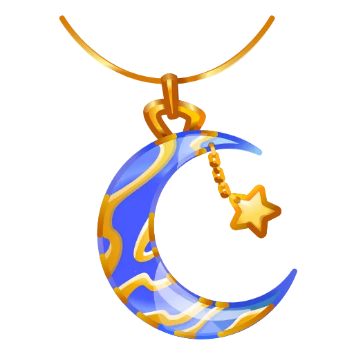 🌙 Эмодзи «Moon Pendant» для Telegram