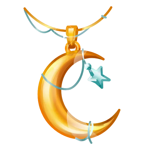 🌙 Эмодзи «Moon Pendant» для Telegram