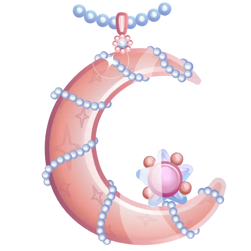 🌙 Эмодзи «Moon Pendant» для Telegram