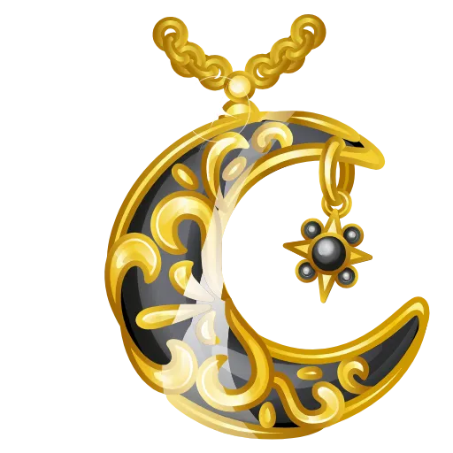 🌙 Эмодзи «Moon Pendant» для Telegram