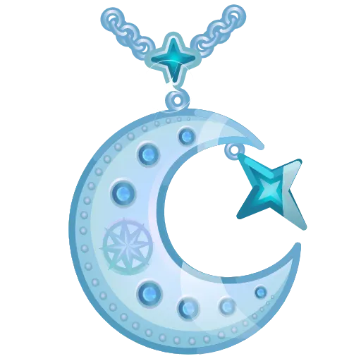 🌙 Эмодзи «Moon Pendant» для Telegram