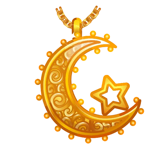 🌙 Эмодзи «Moon Pendant» для Telegram