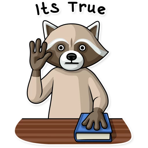 👆 Стикер «Criminal Raccoon» для Telegram