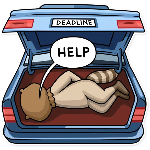 😫 Стикер «Criminal Raccoon» для Telegram