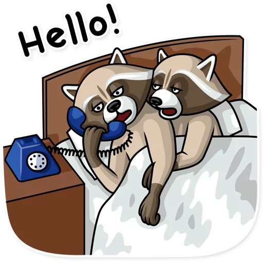 ☎ Стикер «Criminal Raccoon» для Telegram