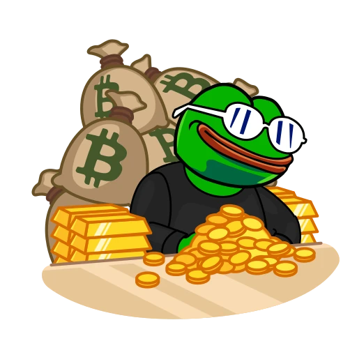 🤑 Стикер «Croak Efrog» для Telegram