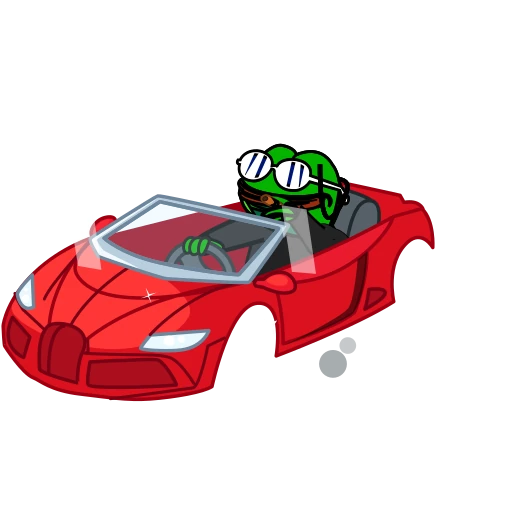 🚗 Стикер «Croak Efrog» для Telegram