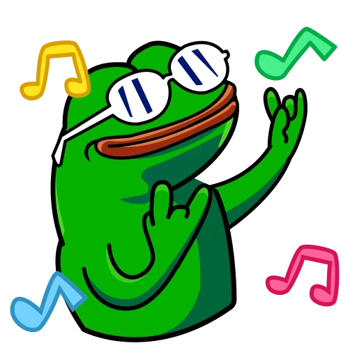 🕺 Стикер «Croak Efrog» для Telegram