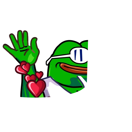 ❤️ Стикер «Croak Efrog» для Telegram