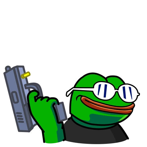 🔫 Стикер «Croak Efrog» для Telegram