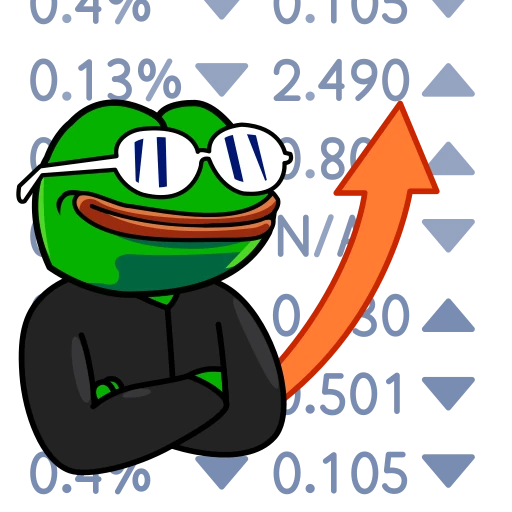 📊 Стикер «Croak Efrog» для Telegram