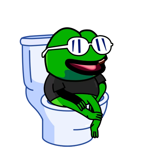 🚽 Стикер «Croak Efrog» для Telegram