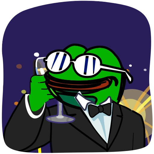 🍷 Стикер «Croak Efrog» для Telegram
