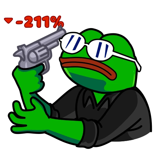 ☹️ Стикер «Croak Efrog» для Telegram