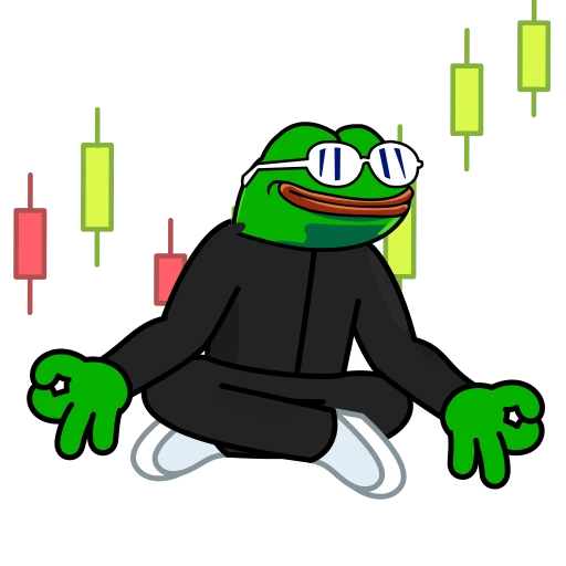🧘 Стикер «Croak Efrog» для Telegram