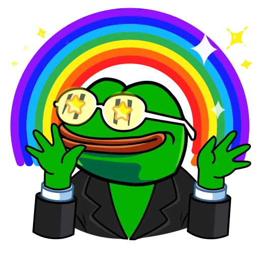 🌈 Стикер «Croak Efrog» для Telegram