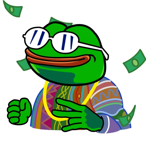 🤑 Стикер «Croak Efrog» для Telegram