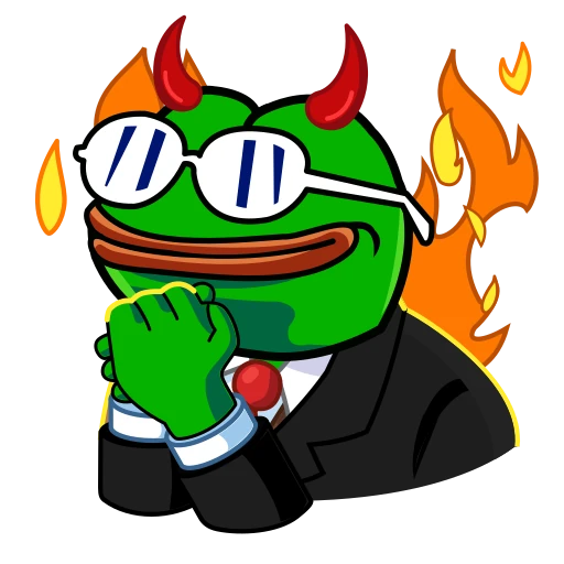 😈 Стикер «Croak Efrog» для Telegram