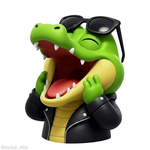 😂 Стикер «Croco» для Telegram
