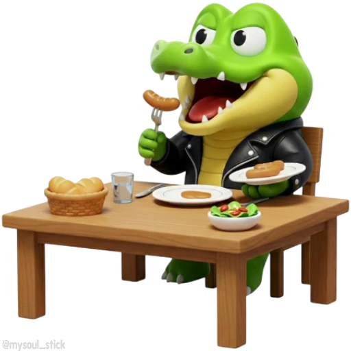 🥣 Стикер «Croco» для Telegram