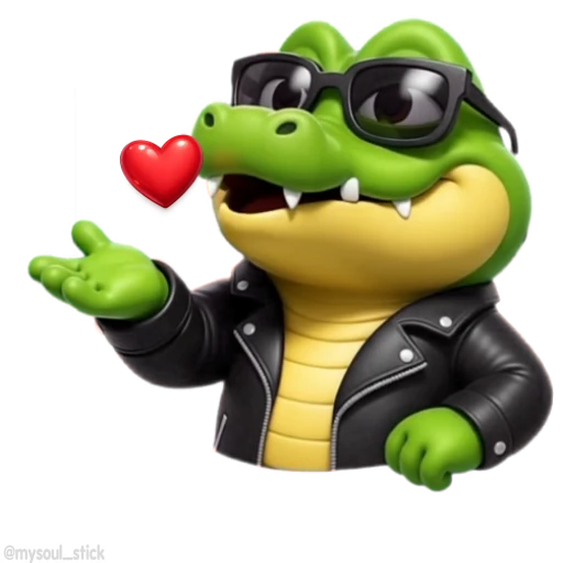 😘 Стикер «Croco» для Telegram