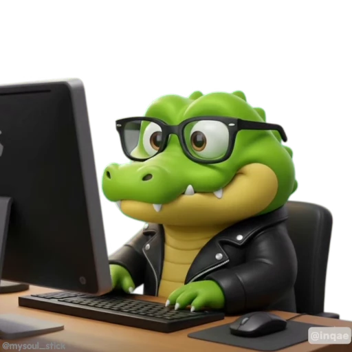 🤓 Стикер «Croco» для Telegram