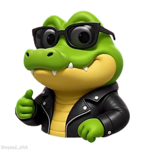 👍 Стикер «Croco» для Telegram