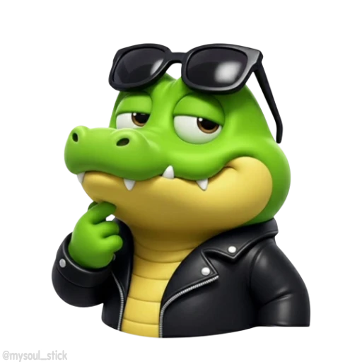 🤔 Стикер «Croco» для Telegram