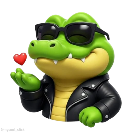 ❤️ Стикер «Croco» для Telegram