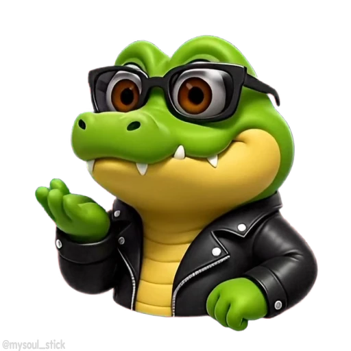 😳 Стикер «Croco» для Telegram