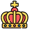 👑 Эмодзи «👑 Короны. Для вип статусов годится 😎» для Telegram